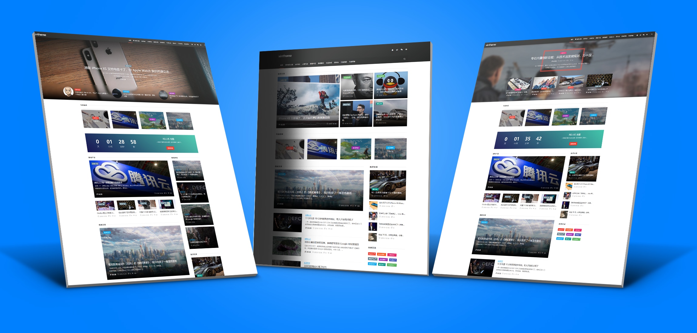 Relive v3.0博客自媒体WordPress主题模板(更新V3.1)无限制版