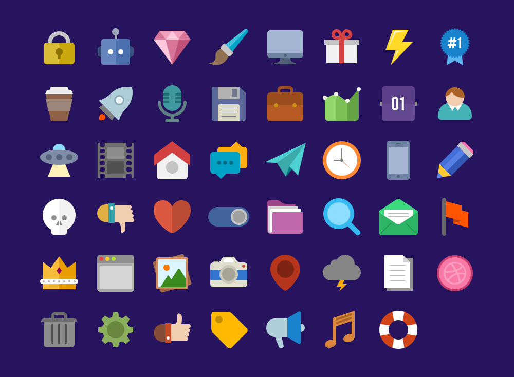 47款网页常用小图标下载