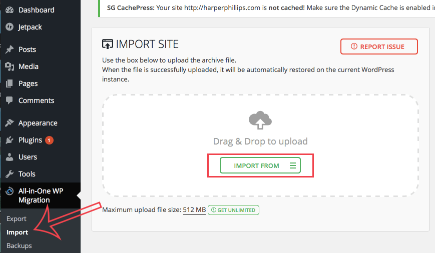 非常好用的备份及搬家WordPress插件All-in-One WP Migration,一键迁移你的WordPress网站 WordPress插件 第5张-主题盒子 非常好用的备份及搬家WordPress插件All-in-One WP Migration,一键迁移你的WordPress网站 (https://www.wpzt.net/) WordPress插件 第5张